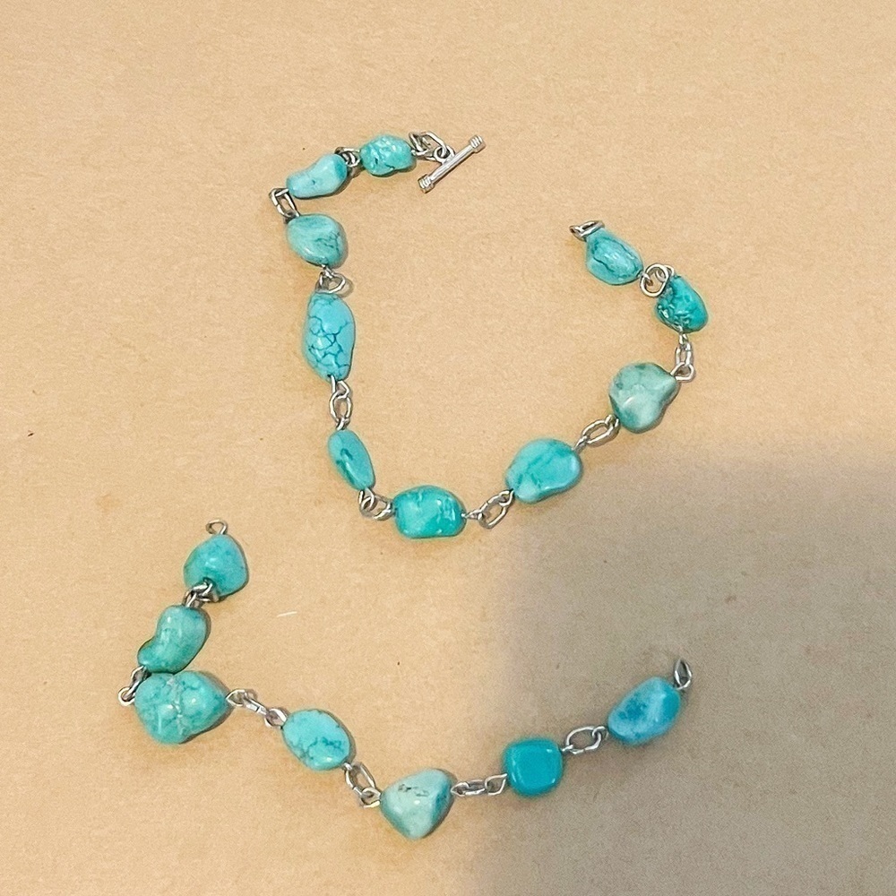 Genuine Turquoise Bracket With Extra Links